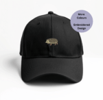 Hedgehog Cap embroidered