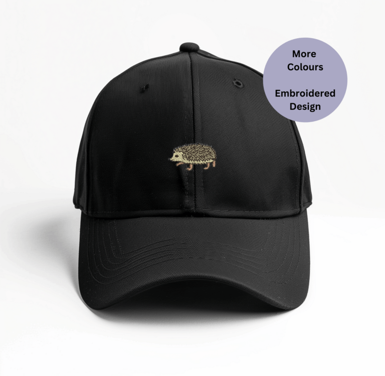 Hedgehog Cap embroidered