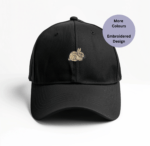 Embroidered rabbit cap, rabbit gift ideas, bunny enthusiast
