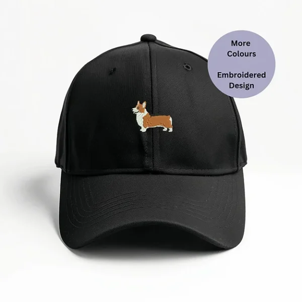 Corgi Embroidered Cap