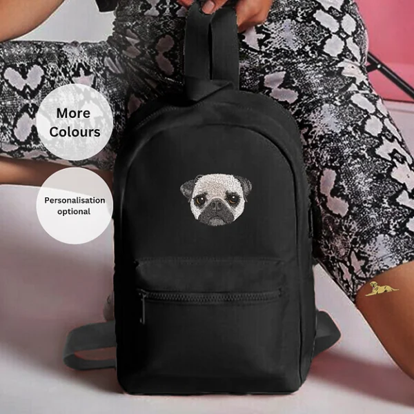 Pug mini backpack