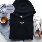 Bumble Bee embroidered hoodie