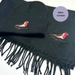 Robin scarf and beanie hat