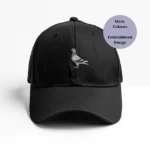 Pigeon embroidered cap