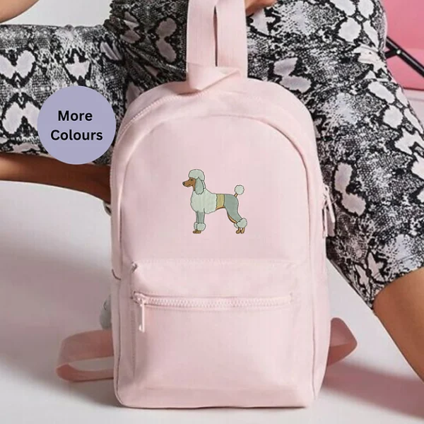 Poodle mini backpack