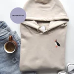 Puffin Embroidered Hoodi