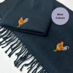 Chicken scarf and beanie hat