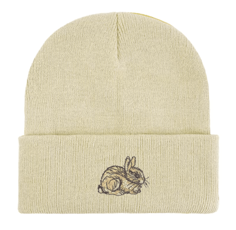 Rabbit beanie hat