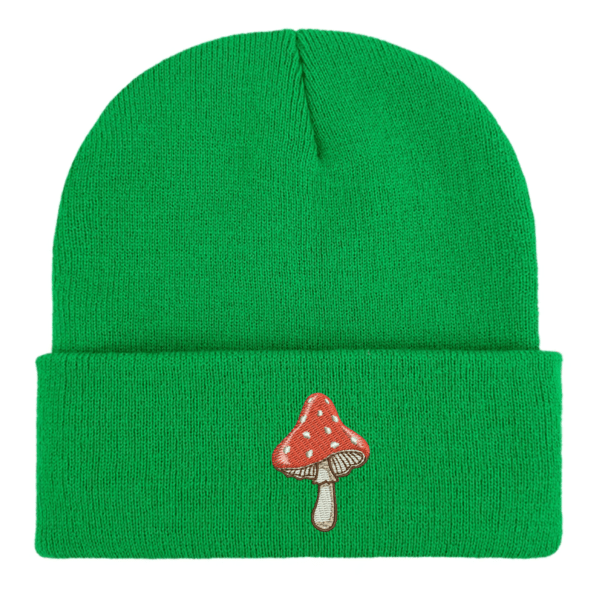 Mushroom beanie hat