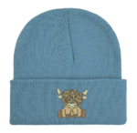 Scottish Highland Cow beanie hat