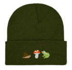 Embroidered Beanie Hat