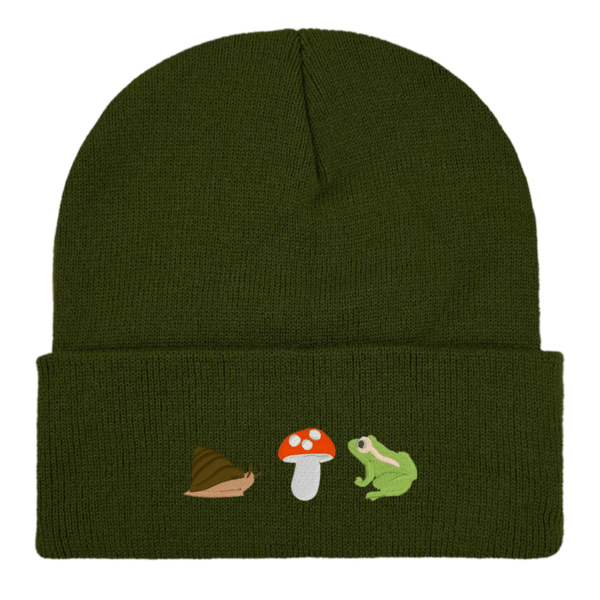 Embroidered Beanie Hat
