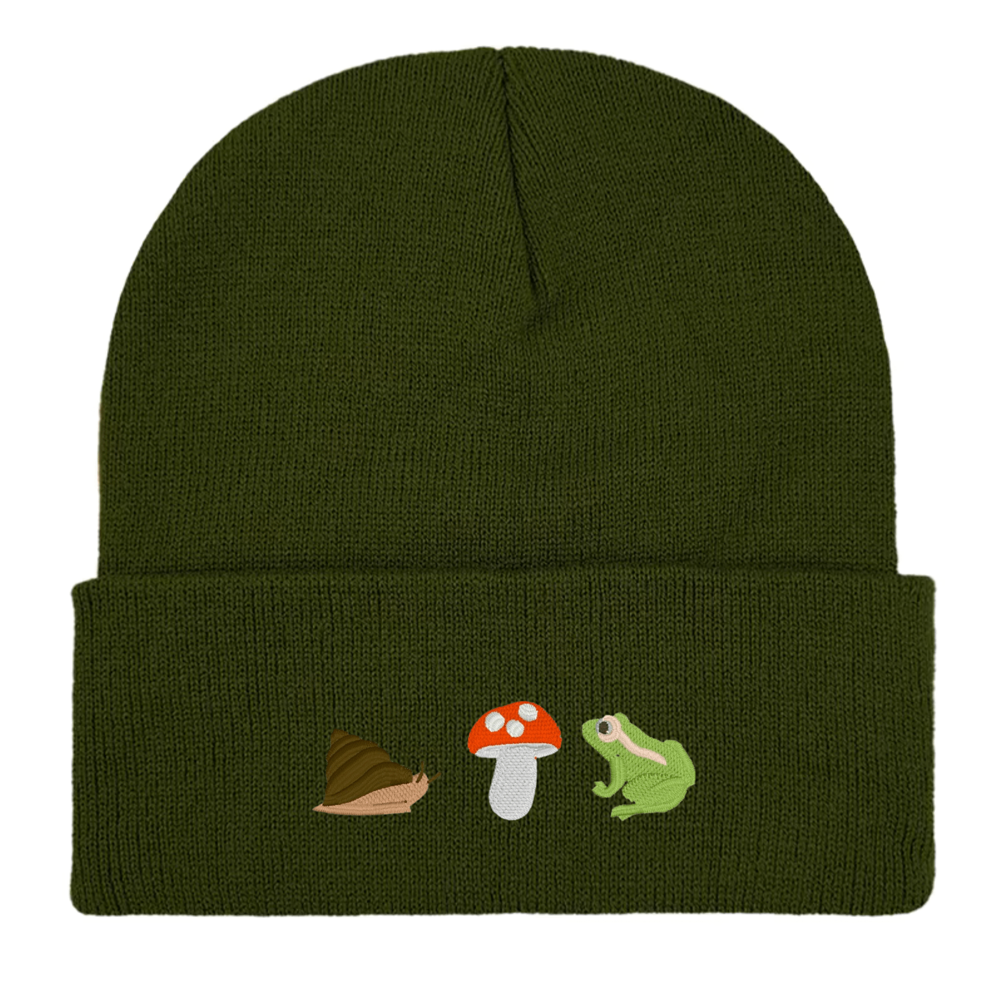 Embroidered Beanie Hat