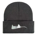 Stingray Embroidered  Beanie Hat