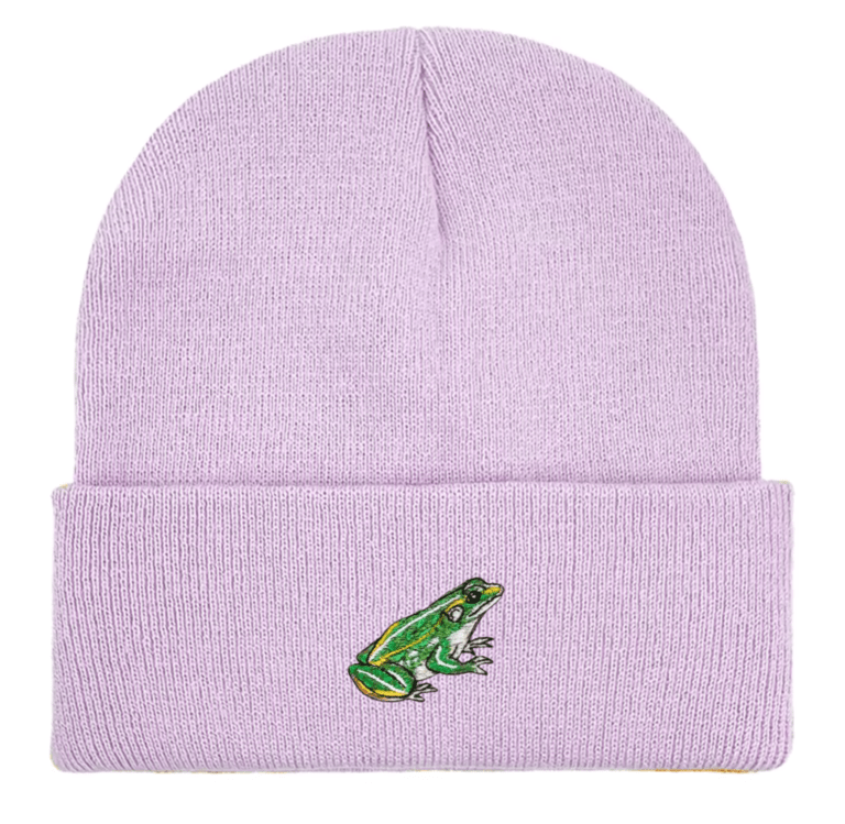 Frog beanie hat
