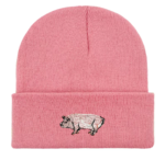 Pig Embroidered Beanie hat,