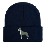 Great Dane Embroidered Beanie Hat