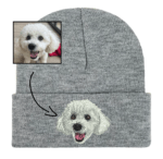 Custom Pet Embroidered Beanie Hat
