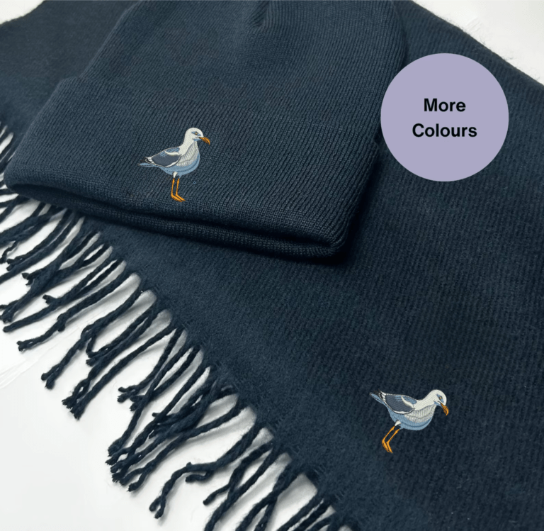 Seagull Scarf and Beanie hat , Seagull Lover Gift, Embroidered Seagull Hat, Bird Lover Scarf and Beanie, Cozy Bird-Themed Accessories, Cute Seagull Apparel, Unisex Bird Hat and Scarf, Winter Nature Lover Outfit, Warm Seagull Enthusiast Wear, Stylish Bird-Themed Gift, Practical Wildlife Accessories