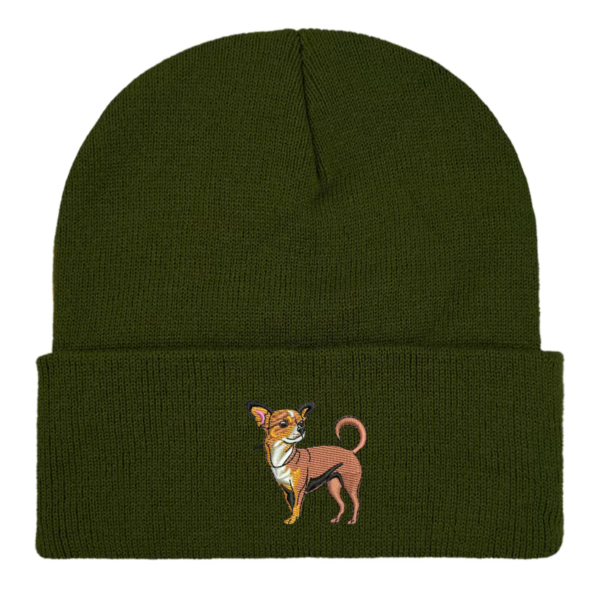 Chihuahua Embroidered Beanie Hat