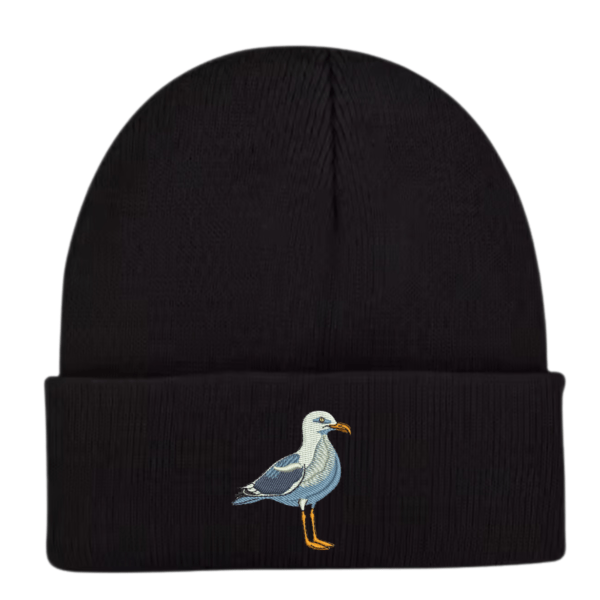 Seagull Beanie, Embroidered Beanie, Bird Lover Gift, Seagull Embroidery, Coastal Accessories, Unique Beanie Hat, Bird Enthusiast Gift, Animal Embroidered Hat, Seagull Design Hat, Nature-Inspired Beanie, Seagull Lover Gift, Custom Embroidered Beanie, Statement Beanie, Birdwatcher Gift, Winter Accessories, Personalized Beanie, Seagull Fashion, Majestic Bird Hat, Embroidered Headwear, Seagull Inspired Gift.