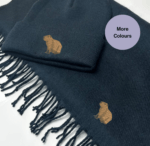 Capybara Scarf and Beanie Hat Set, Capybara Lover Gift, Embroidered Capybara Hat, Capybara Scarf and Beanie, Cozy Woodland Animal Accessories, Cute Capybara-Themed Apparel, Unisex Capybara Hat and Scarf, Winter Animal Lover Outfit, Warm Capybara Enthusiast Wear, Stylish Capybara-Themed Gift, Practical Animal Lover Accessories