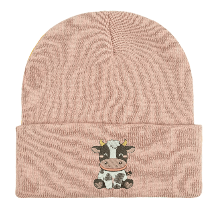 Dairy Cow Beanie, Embroidered Beanie, Farm Animal Hat, Cow Lover Gift, Dairy Cow Embroidery, Cozy Winter Hat, Unique Winter Accessory, Unisex Beanie, Farm-Inspired Hat, Cow Design Hat, Custom Embroidered Beanie, Stylish Winter Hat, Thoughtful Gift Idea, Animal Lover Accessory, Warm Winter Hat, Handmade Beanie, One-of-a-Kind Accessory, Winter Fashion Hat, Farm Life Gift, Cow Enthusiast Gift.