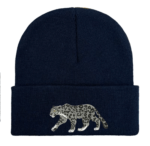 Snow Leopard Embroidered Beanie Hat – A Must-Have for Wildlife Lovers Stay cozy and stylish this winter with our Snow Leopard Embroidered Beanie Hat! Featuring a stunning and detailed snow leopard embroidery, this unisex beanie is the perfect accessory for wildlife enthusiasts. With 14 vibrant colour options, you can easily find the perfect match to complement any outfit. Crafted from 100% soft-touch acrylic, this hat offers warmth, comfort, and durability, making it a practical yet eye-catching addition to your winter wardrobe. Whether you're treating yourself or searching for a thoughtful gift for an animal lover, this beanie is a unique and fashionable choice. Show off your love for wildlife and elevate your winter style with our Snow Leopard Embroidered Beanie Hat!