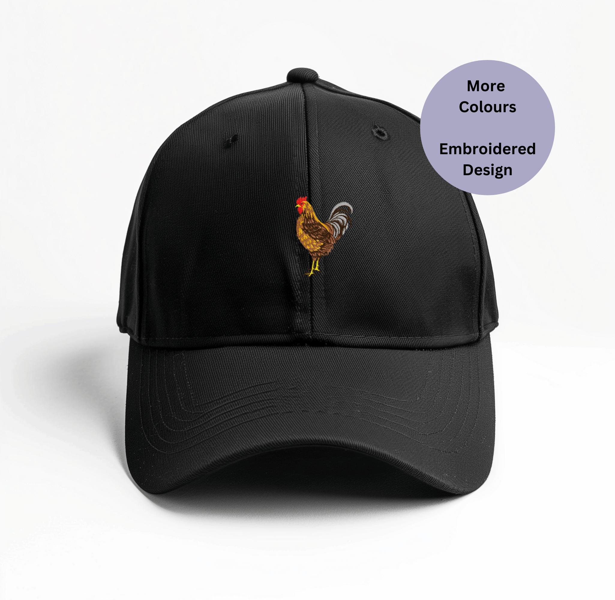 Chicken Cap, Embroidered Cap, Farmer Vibe Hat, Chicken Lover Gift, Unisex Cap, 100% Cotton Drill Cap, Stylish Everyday Hat, Poultry-Themed Accessories, Nature-Inspired Cap, Lightweight Cap, Adjustable Fit Hat, Farm Animal Hat, Trendy Headwear, Unique Chicken Gift, Outdoor Adventure Cap