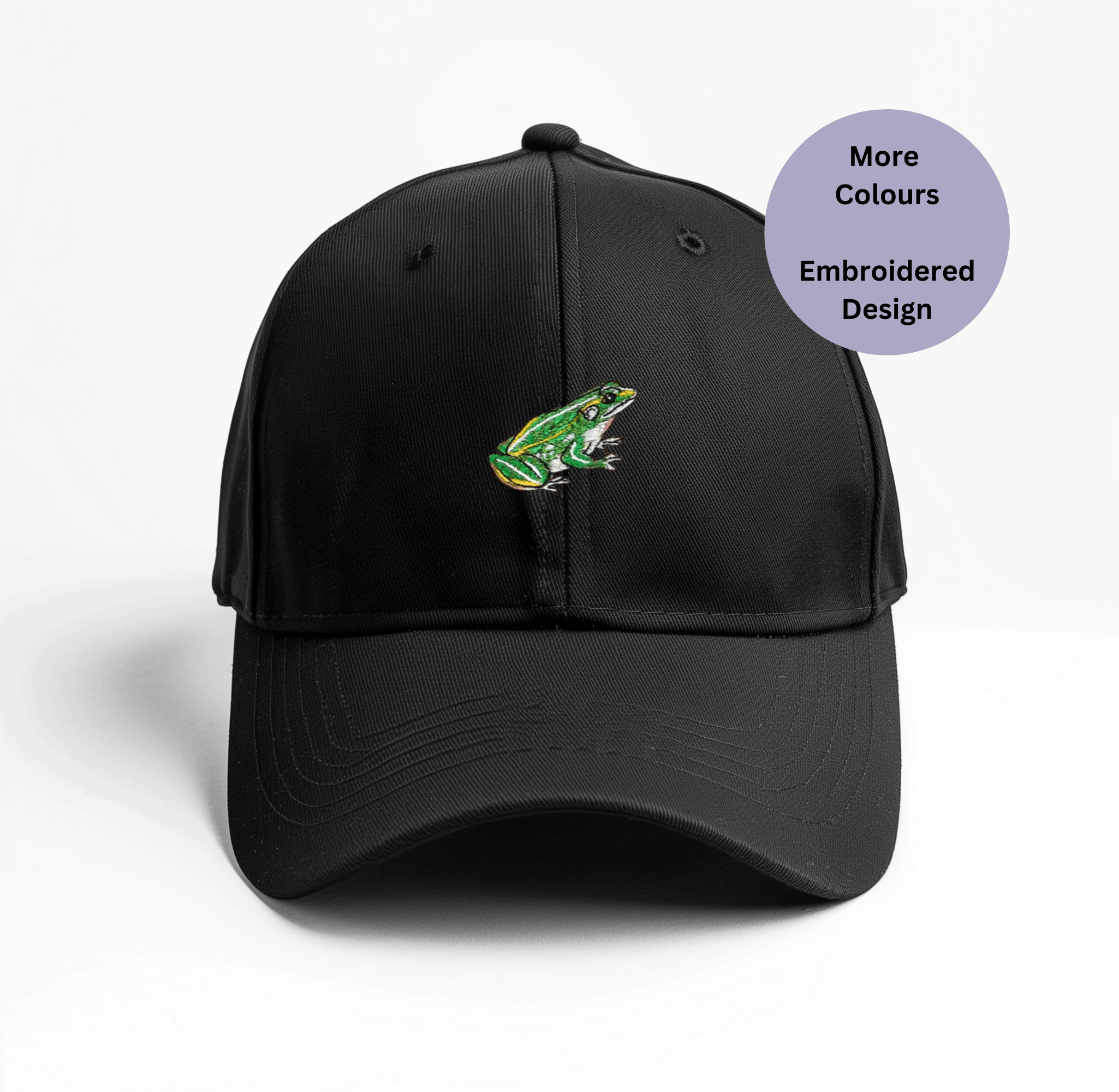 Frog Baseball Cap, Embroidered Cap, Frog Lover Gift, Unisex Cap, Nature-Inspired Hat, Amphibian-Themed Cap, Stylish Everyday Hat, 100% Cotton Drill Cap, Lightweight Cap, Adjustable Fit Hat, Playful Accessories, Outdoor Adventure Cap, Trendy Headwear, Unique Frog Gift, Frog Enthusiast Hat
