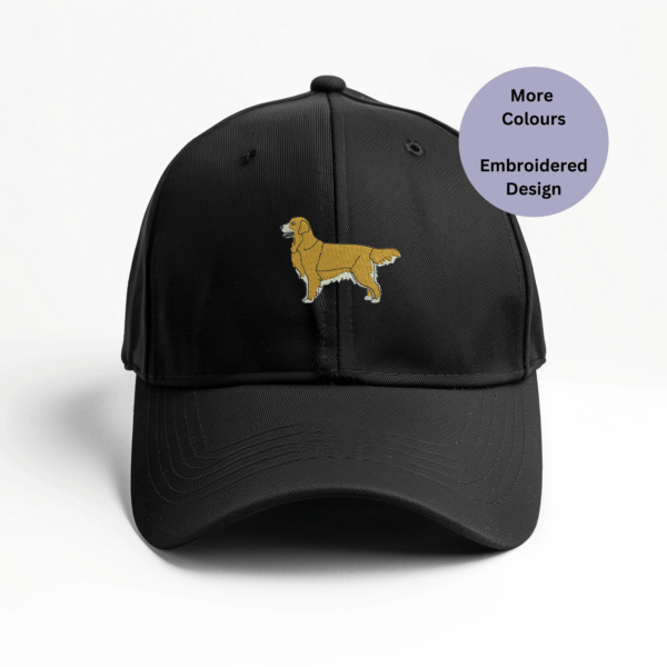 Golden Retriever Baseball Cap, Embroidered Cap, Dog Lover Gift, Dog Walking Hat, Golden Retriever Accessories, Unisex Cap, Stylish Everyday Hat, Pet-Themed Cap, Dog Enthusiast Gift, Adjustable Fit Hat, Unique Dog Lover Gift, Birthday Gift Idea, Holiday Gift Idea, Trendy Headwear, Outdoor Adventure Cap