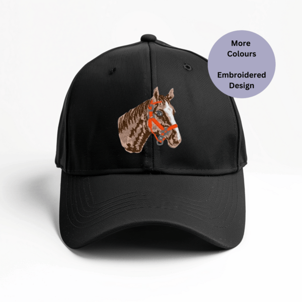 Horse Cap, Embroidered Cap, Equestrian Accessories, Horse Lover Gift, Unisex Cap, Stylish Summer Hat, Outdoor Adventure Cap, Horse-Themed Hat, Camping Accessories, Music Festival Hat, Beach Day Cap, Unique Horse Gift, Equestrian Spirit Cap, High-Quality Embroidery, Everyday Cap