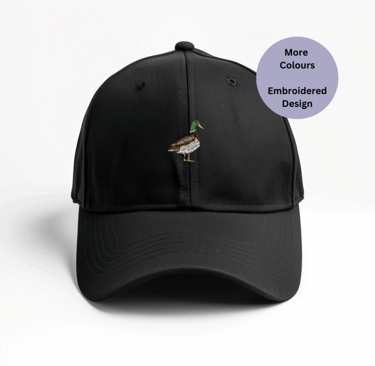 Duck embroidered Cap. unisex embroidered cap