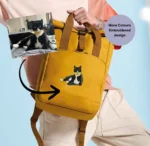 Embroidered pet backpack