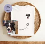 Custom Embroidered Pet T-Shirts, Personalised Pet T-Shirts, Pet Portrait Embroidery, Custom Pet Clothing, Dog Lover T-Shirt, Cat Lover T-Shirt, Unique Pet Gift, Embroidered Pet Apparel, Custom Pet Garment, Pet Lover Clothing, Stylish Pet T-Shirt, Personalized Pet Wear, Gift for Animal Lovers, Custom Pet Accessories, Pet-Themed Wardrobe.