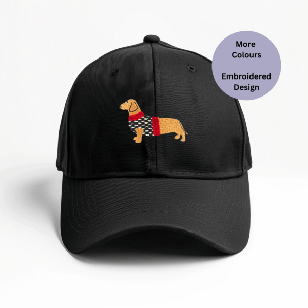 Dachshund Cap, Sausage Dog Cap, Embroidered Cap, Dog Lover Gift, Dachshund Accessories, Unisex Cap, Stylish Everyday Hat, Pet-Themed Cap, Dog Walking Hat, Adjustable Fit Hat, Unique Dog Lover Gift, Birthday Gift Idea, Holiday Gift Idea, Trendy Headwear, Dachshund Enthusiast Gift