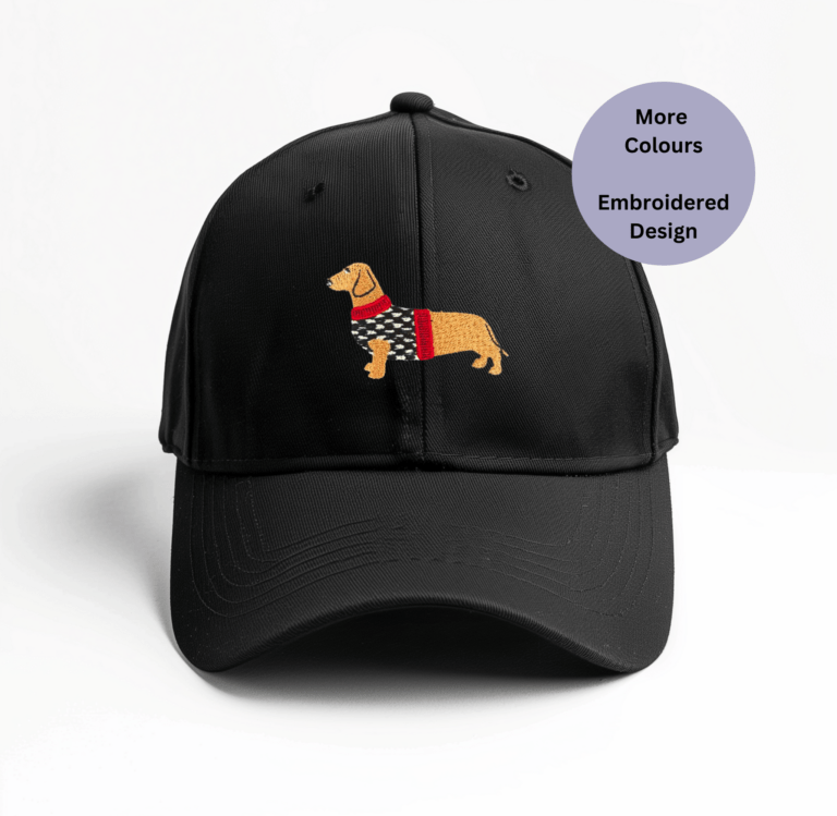 Dachshund Cap, Sausage Dog Cap, Embroidered Cap, Dog Lover Gift, Dachshund Accessories, Unisex Cap, Stylish Everyday Hat, Pet-Themed Cap, Dog Walking Hat, Adjustable Fit Hat, Unique Dog Lover Gift, Birthday Gift Idea, Holiday Gift Idea, Trendy Headwear, Dachshund Enthusiast Gift