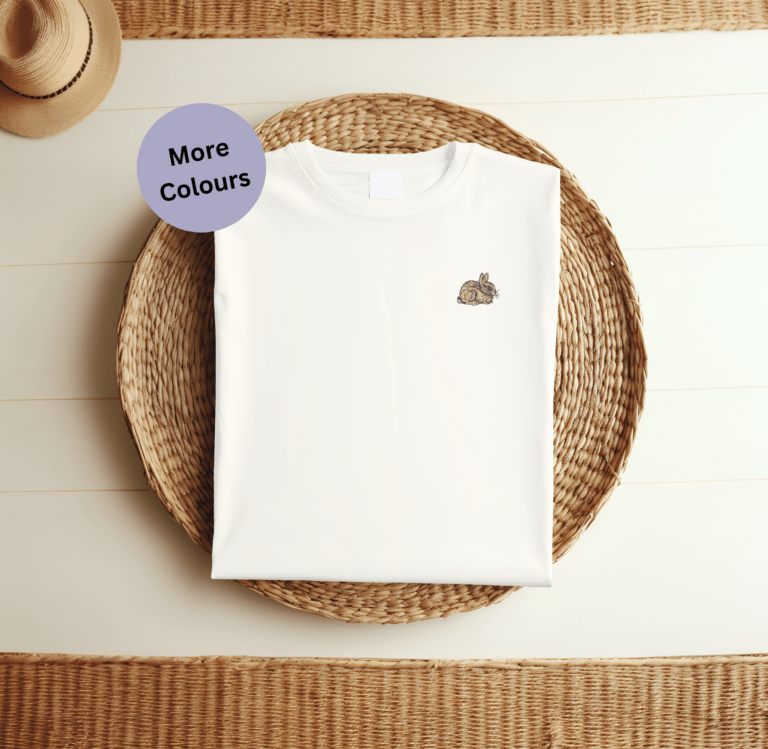 Rabbit Embroidered T-shirt