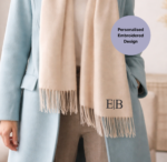 Personalised Embroidered Winter Scarf