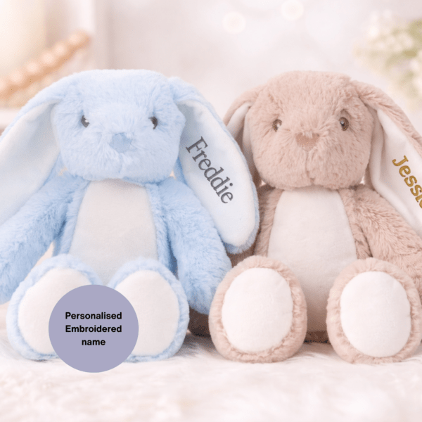 Custom embroidered bunny rabbit