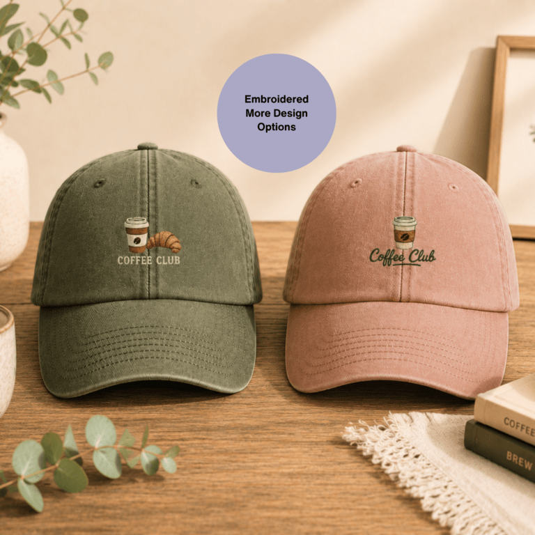 Coffee Club embroidered cap